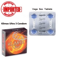 Pack of 2 Vega Tablets and Klimax Ultra Condoms in Pakistan