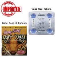Pack of 2 Vega Tablets and Song Song Condoms