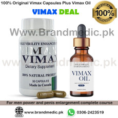 100% Original Vimax with Viamx Oil Just 4450/-